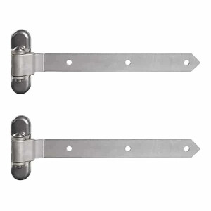 Locinox scharnieren voor houten poort – 3-dimensioneel regelbaar 180° – Set (2 stuks)