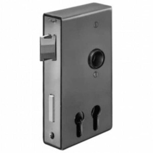 Slotkast met slot 30 mm, dubbele cilinder
