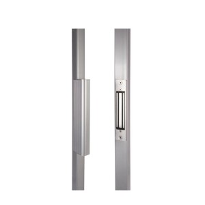 Locinox B-MAG magneetslot en ankerplaat – Inbouw – Voor draaipoorten – 250 kg trekkracht – ZILV