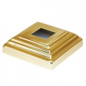 Grande Forge afdekrozet verguld 85×85 mm gat 25 mm