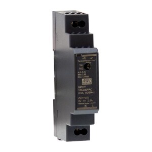 Voeding 12V DC 1,25A smal HDR-15-12 – Regelbaar