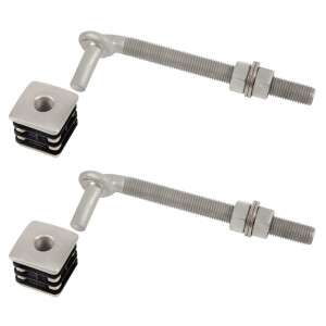 Locinox GBM16-DP tuinpoortscharnieren – M16 – Set (2 stuks)