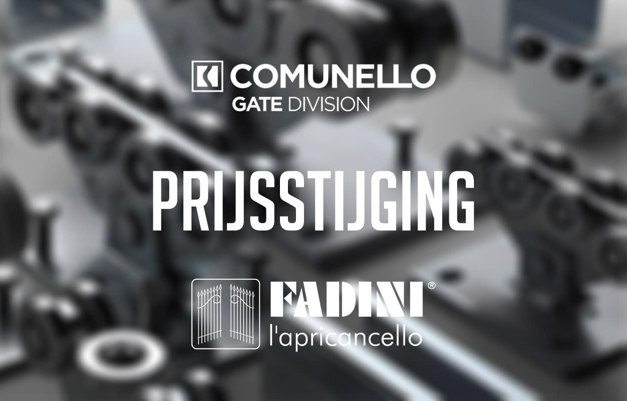 Prijsstijging Fadini & Comunello