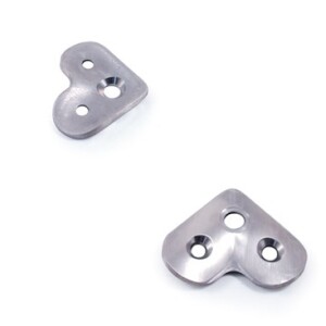 Leuningzadel Ø 42,4 mm; RVS304; 90°