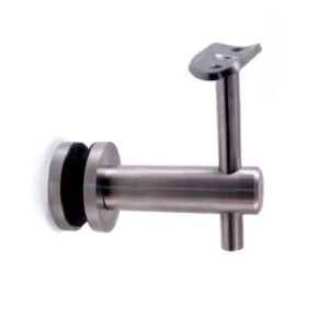 Leuninghouder glasbevestiging 8-22 mm –  Ø21 mm – RVS
