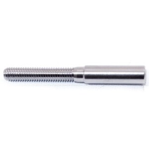 Schroefdraad bus links, eindstuk 70 mm;Ø 6mm/316
