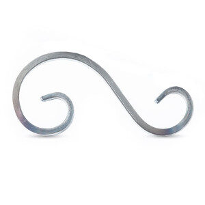 S-krul 150x70x40 mm / strip 20×6 mm
