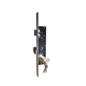 Insteekslot voor koker 40 x 40 mm – RVS voorplaat – 25/85/8 – DM25