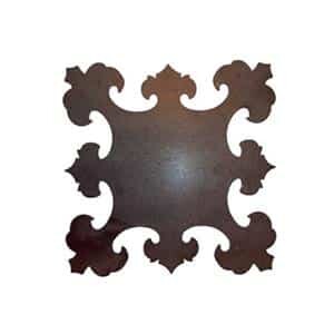 Muurplaat 140x140x5 mm