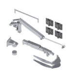 FAC bi-folding gate kit voor vouwpoort tot 8 meter