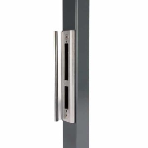 Locinox SHKM hybrid opbouwslotvanger – Voor insteeksloten – Zilver
