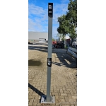 Scan&Go Basic - Ticketscannerzuil voor auto's & vrachtwagens - 100 x 80 x 2360 mm