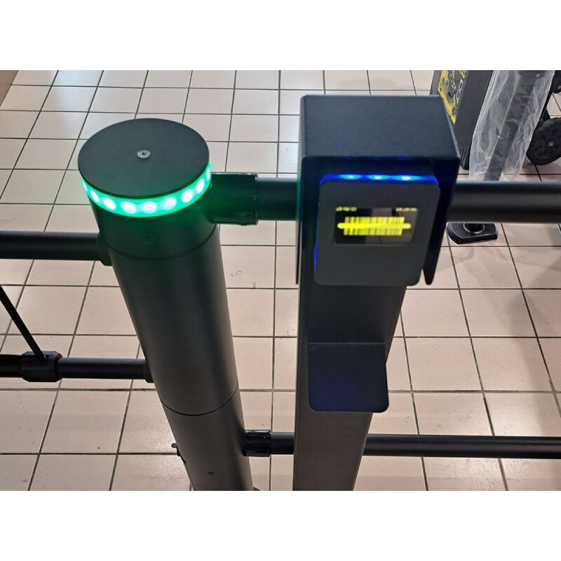 Scan&Go Basic - Ticketscannerzuil voor voetgangers - 100 x 80 x 1680 mm