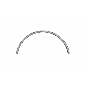 Grande Forge hekwerkkoker 1000×400 mm gehamerd