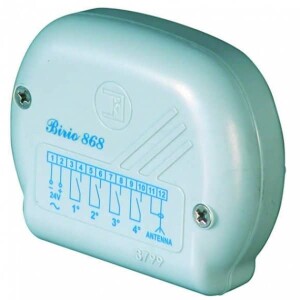 Fadini BIRIO TR8 opbouw ontvanger – 1-kanaals – Met rolling code