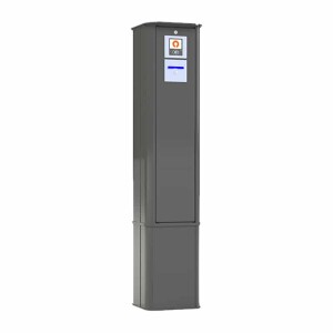 Scan&Go Pro – Ticketprinterzuil voor voetgangers – 358 x 340 x 1680 mm