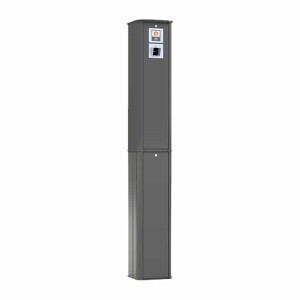 Scan&Go Pro – Ticketscannerzuil voor vrachtwagens – 358 x 340 x 2360 mm