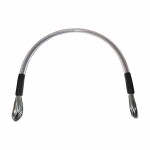 Veiligheidskabel voor poort– Verzinkt – 400 x 6 mm