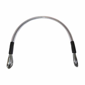 Veiligheidskabel voor poort – Verzinkt – 400 x 6 mm – voor poorten tot 1600 kg