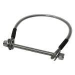 Veiligheidskabel voor poort – Verzinkt – 400 x 6 mm