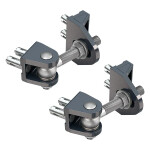Locinox opschroefbare 4-dimensionale scharnieren