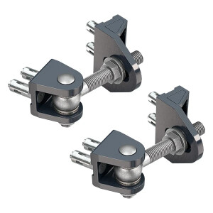 Locinox opschroefbare 4-dimensionale scharnieren – Set (2 stuks)