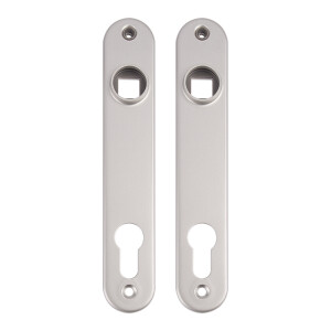 Locinox aluminium deurschilden – Voor insteeksloten – Aluminium –  Set (2 stuks)