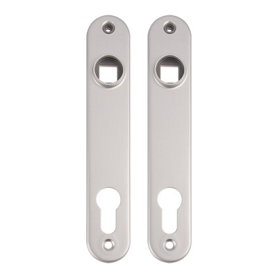 Locinox aluminium deurschild - Voor insteeksloten - Aluminium - Set (2 stuks)