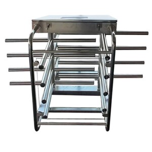 Zwembadtourniquet dubbele doorgang RVS304