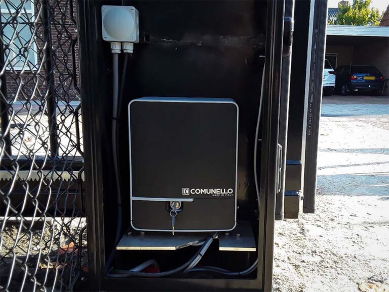 Schuifpoort automatiseren met de Comunello Kit FORT 1000