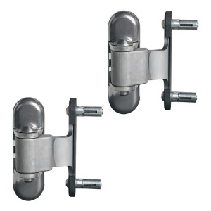 Locinox 3-dimensioneel regelbaar scharnier – RVS – Set (2 stuks)