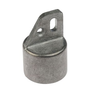 Einddop aluminium – 42 mm