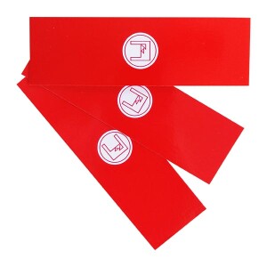 Fadini reflecterende stickers voor BAYT 980 slagboom – 10 stuks