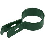 LLE606009 Eindbeugel langlip voor dubbelstaafmat bevestiging – Verzinkt – 60 mm – RAL 6009
