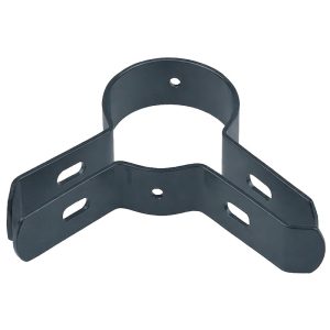 Hoekbeugel langlip voor dubbelstaafmat bevestiging – Verzinkt – 60 mm – RAL 7016