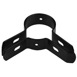 Hoekbeugel langlip voor dubbelstaafmat bevestiging – Verzinkt – 60 mm – RAL 9005