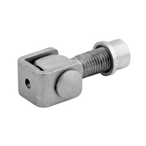 Poortscharnier M12 – Met inlasmoer – Elektrolytisch verzinkt – 65 mm