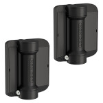 Locinox SERVAL 180° veerscharnier - Voor ronde & vierkante profielen - Met zelfborende schroeven