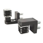 Locinox NOSEHINGE 2-dimensionaal 90° scharnier - Set van 2 stuks