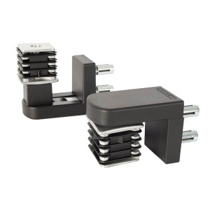 Locinox NOSEHINGE 2-dimensionaal 90° scharnier – Voor 50 mm profielen – Set van 2 stuks