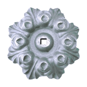 Grande Forge ornament enkelzijdig geprofileerd, aluminium – 95×95 mm