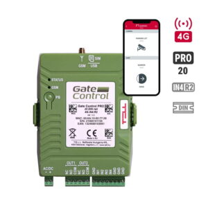 TELL 4G GSM module Gate Control PRO 20 DIN rail – Inclusief app – 20 gebruikers