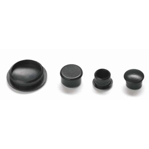 Del Ponti ronde afdekkappen – Zwart
