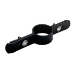 Del Ponti langlipbeugel - Ø60mm - Inclusief bouten en moeren - Zwart