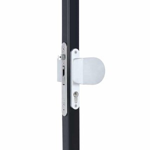 Locinox 3006HOLD klinkstel met afgeronde hoeken – Geanodiseerd aluminium – Vaste en/of roterende wer