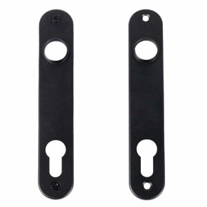 Locinox 3025-HYB-ALU afdekplaten voor insteeksloten – Aluminium – Zwart of zilver – Set (2 stuks)