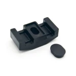 Del Ponti paneelklem 9 mm - Voor geplooide matten - Zwart