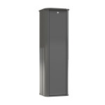 Scan&Go lege zuil T6 – Inclusief kiepdeur – Aluminium – 1180x358x340 mm – RAL 7016