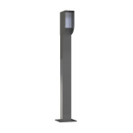 Scan&Go lege aanmeldzuil T2 - Inclusief kap & voorplaat - Aluminium - 1180x140x80 mm - RAL 7016