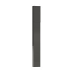 Scan&Go verhoogdeel T2 - Inclusief voorplaat - Zonder kap - Aluminium - 1180x140x80 mm - RAL 7016 APo110e 2.2